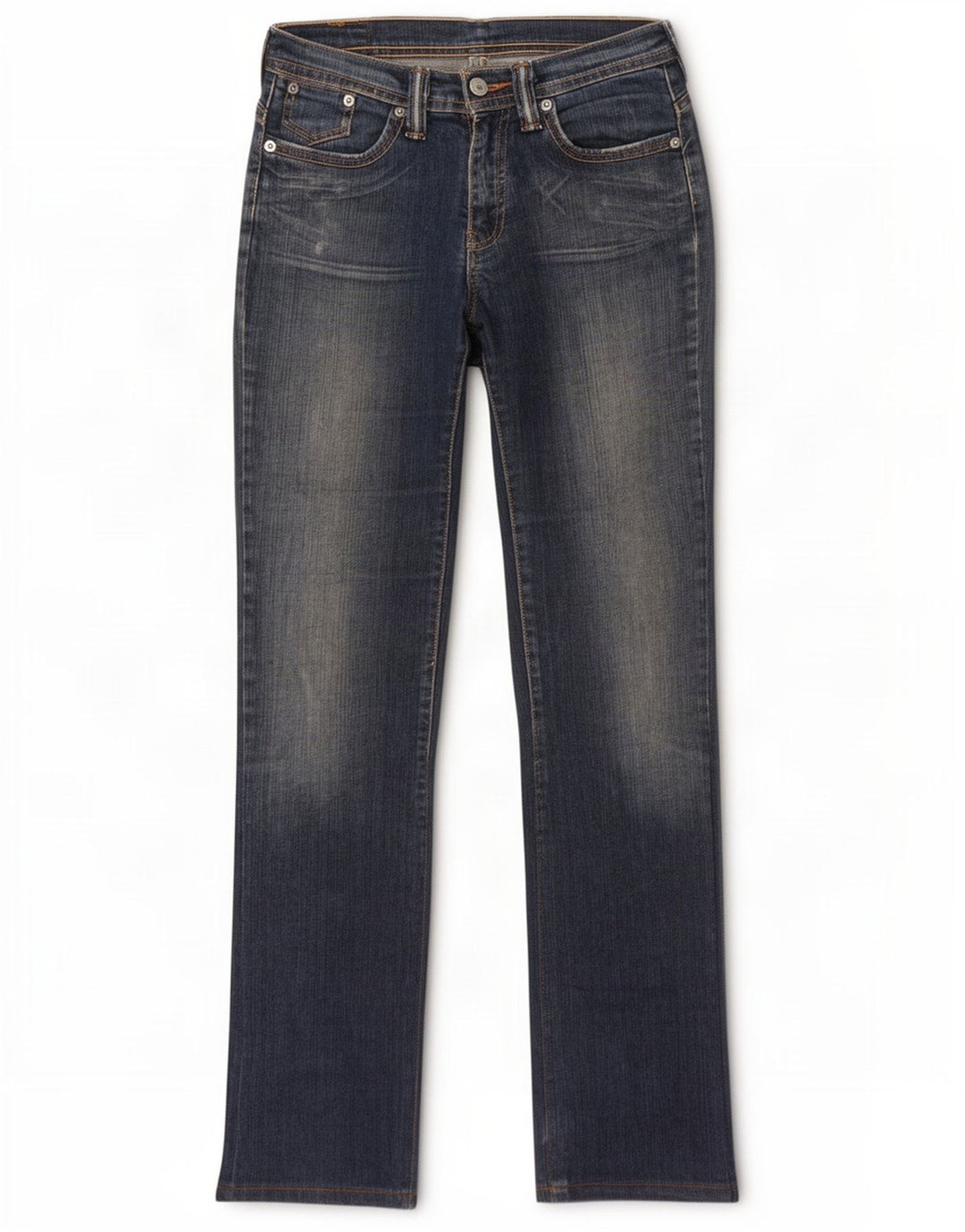 Vaqueros Levi's Mujer Rectos W28 L34 Algodón Azul