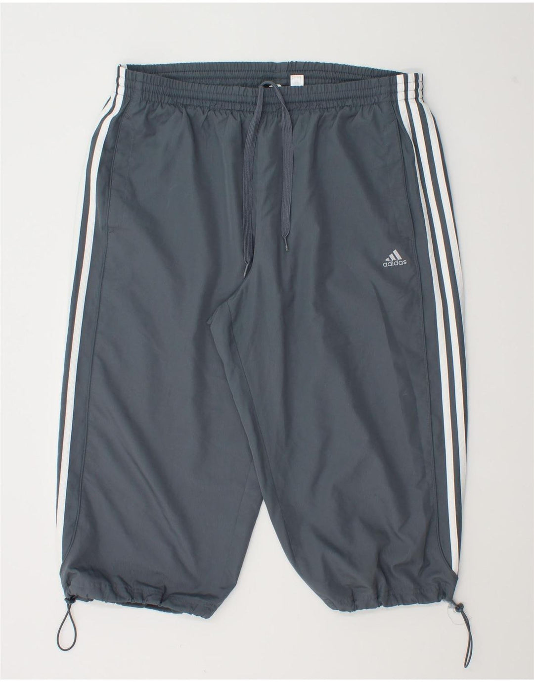 Adidas Hombre Capri Chándal Pantalones XL Gris Poliéster