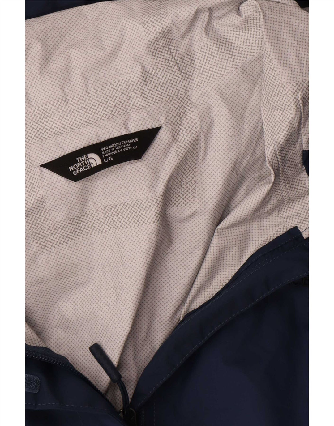 The North Face Chaqueta impermeable con capucha para mujer Reino Unido 46 Grande Azul marino