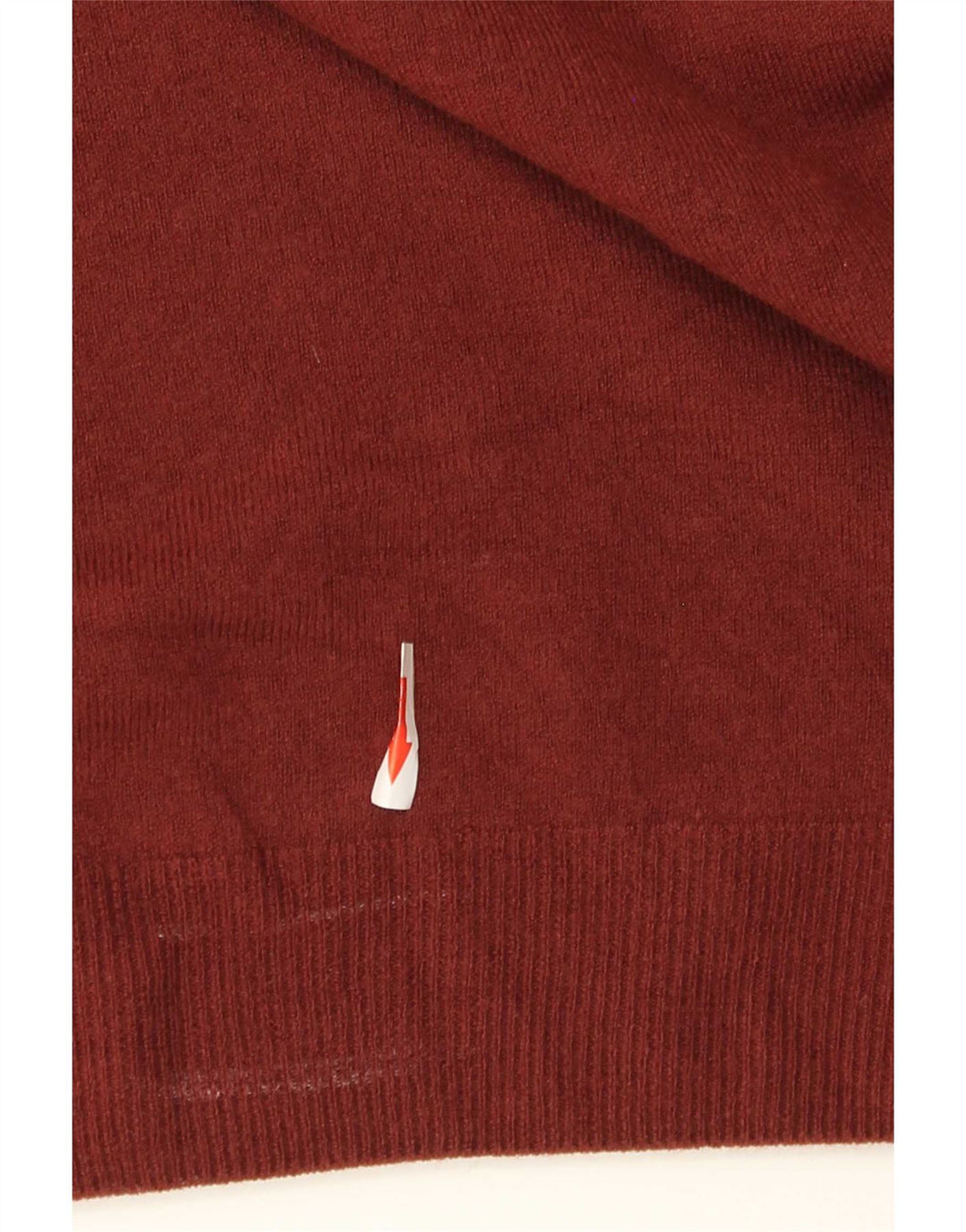 Marks & Spencer Suéter con cuello en V para hombre Acrílico burdeos medio