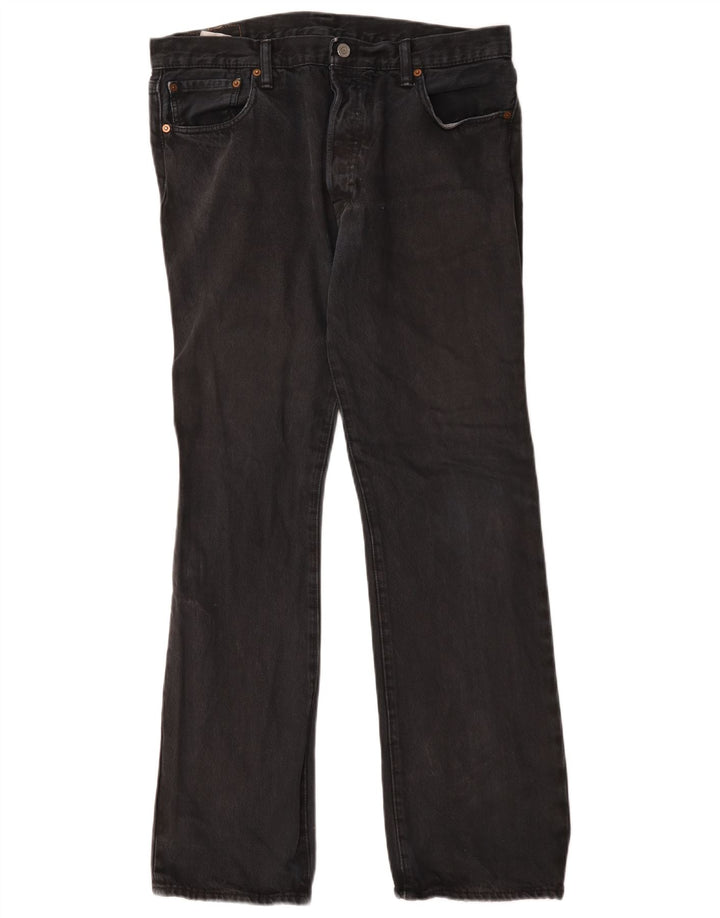 LEVI'S Vaqueros rectos para hombre W34 L32 Algodón negro