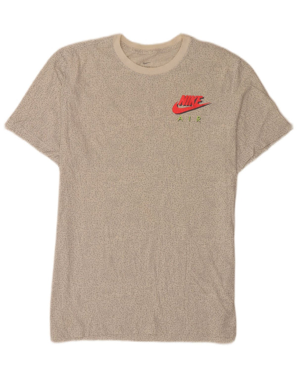 Nike - Camiseta con gráfico regular para mujer, talla 40, talla grande, algodón con lunares grises