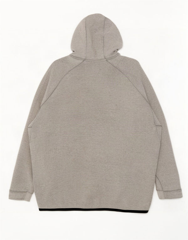 Nike Sudadera con capucha y cremallera para hombre XL Algodón gris
