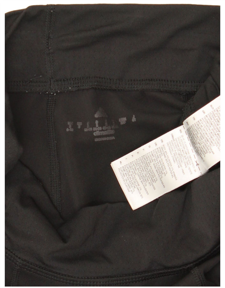 Adidas Leggings para mujer Reino Unido 8/10 Pequeño Negro Poliéster
