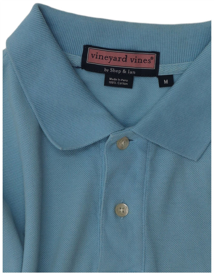 VINEYARD VINES Polo Hombre Algodón Azul Medio