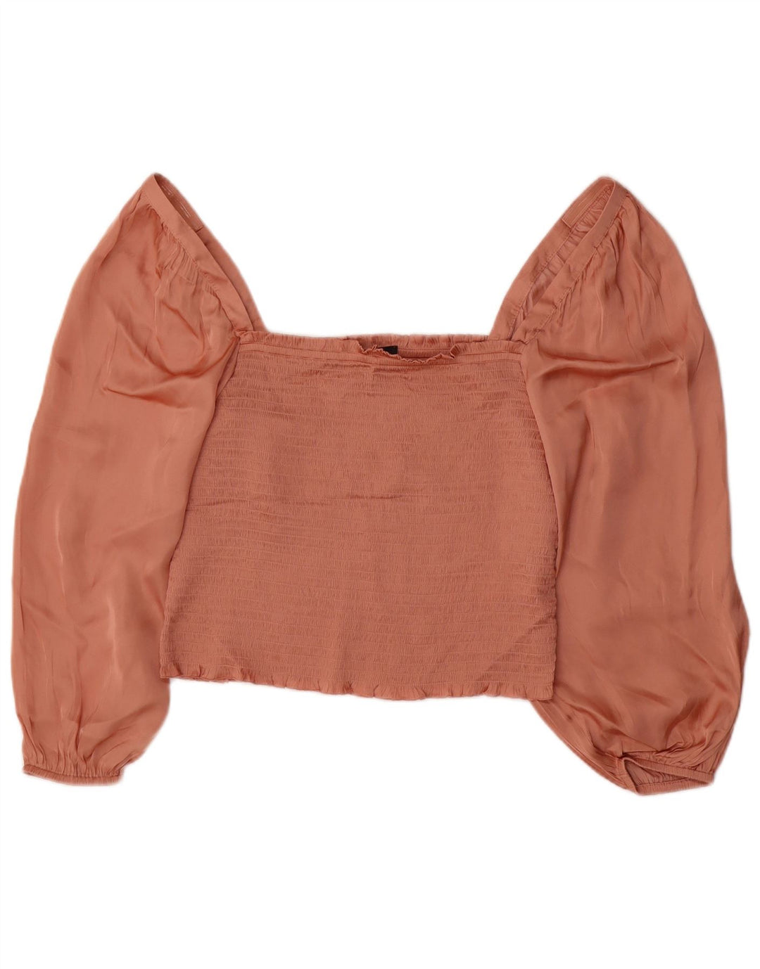 J. Crew Blusa de manga larga para mujer UK 44 Poliéster rosa grande