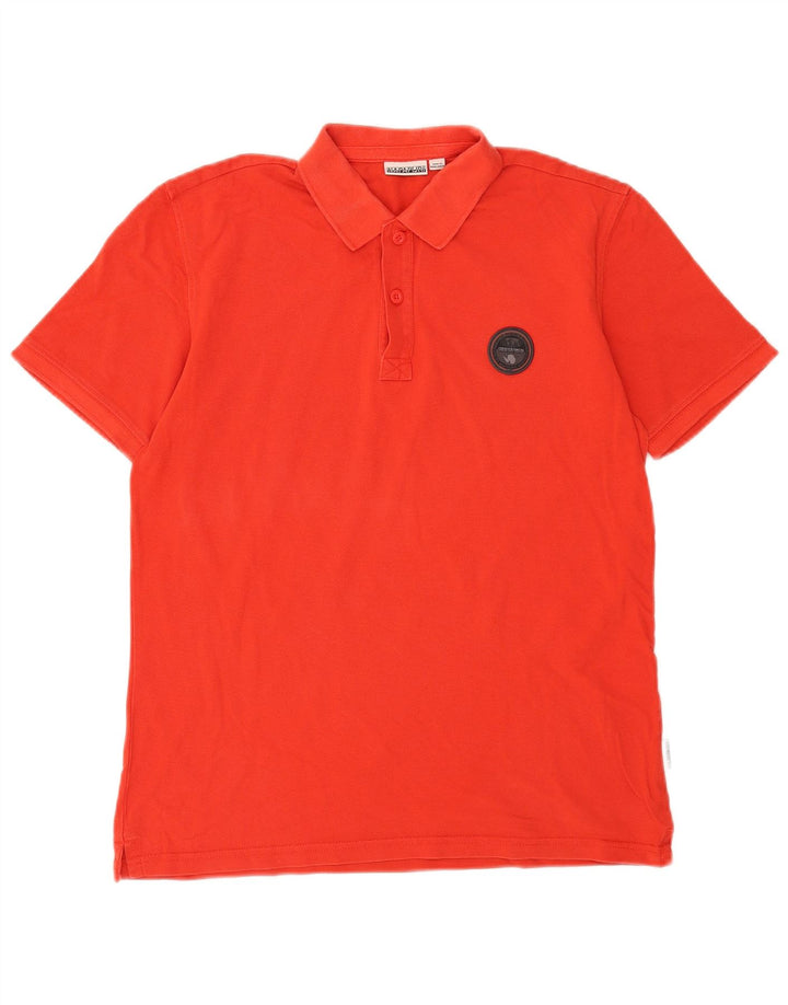 Napapijri Polo Hombre Rojo Mediano