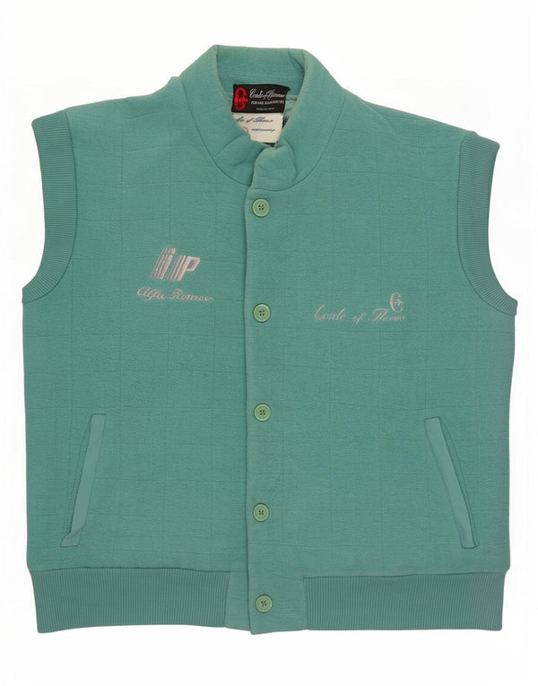 Conte of Florence Chaqueta superior de chándal con gráfico para hombre IT 46 Small Turquesa