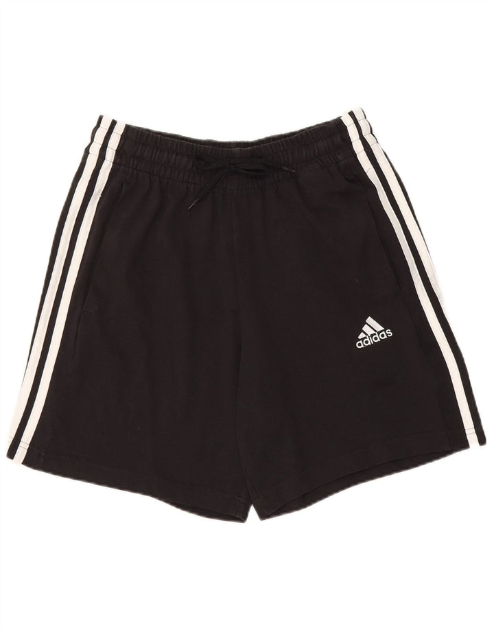Adidas Hombre Pantalones Cortos Deportivos Pequeño Algodón Negro
