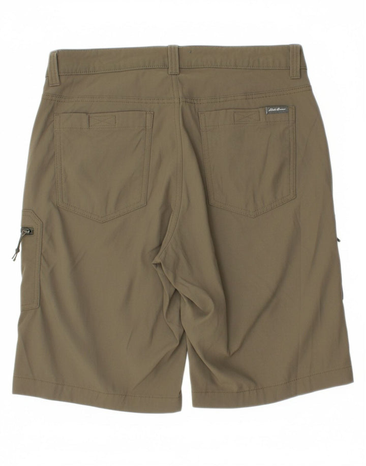 EDDIE BAUER Mens Cargo Shorts W30 Meduim Khaki Nylon