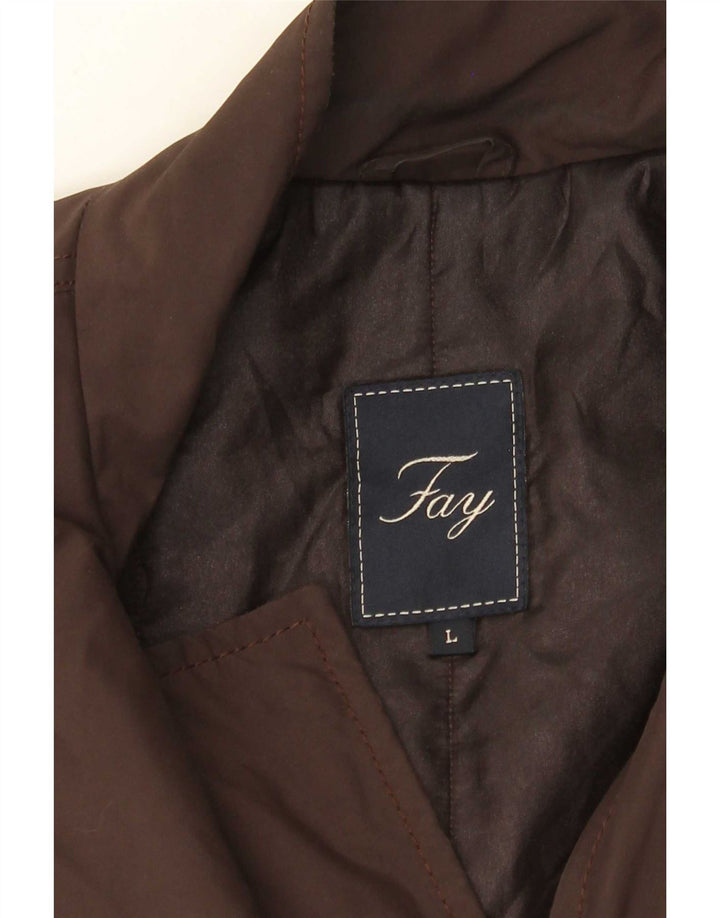 Fay Chaqueta utilitaria para mujer UK 46 Large Brown