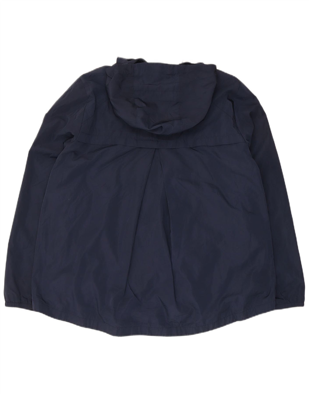 Tommy Hilfiger Chaqueta impermeable con capucha para mujer UK 46 Grande Poliéster azul marino