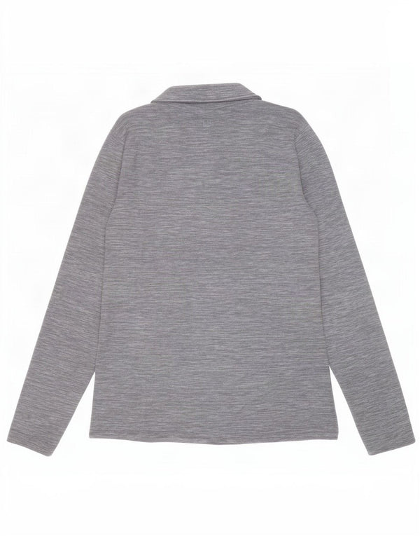 Jersey de forro polar con cuello y cremallera para mujer de Mountain Warehouse UK 8 Small Grey Moteado