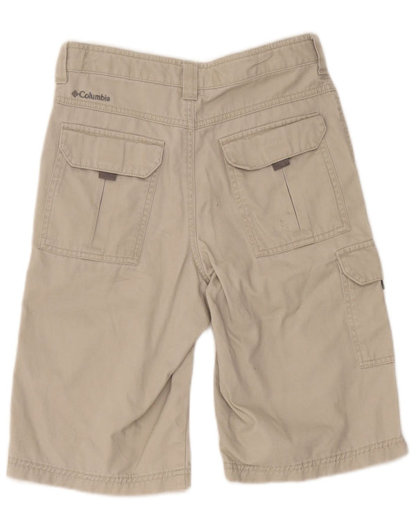 Columbia Pantalones cortos cargo para niño 15-16 años W30 Algodón beige