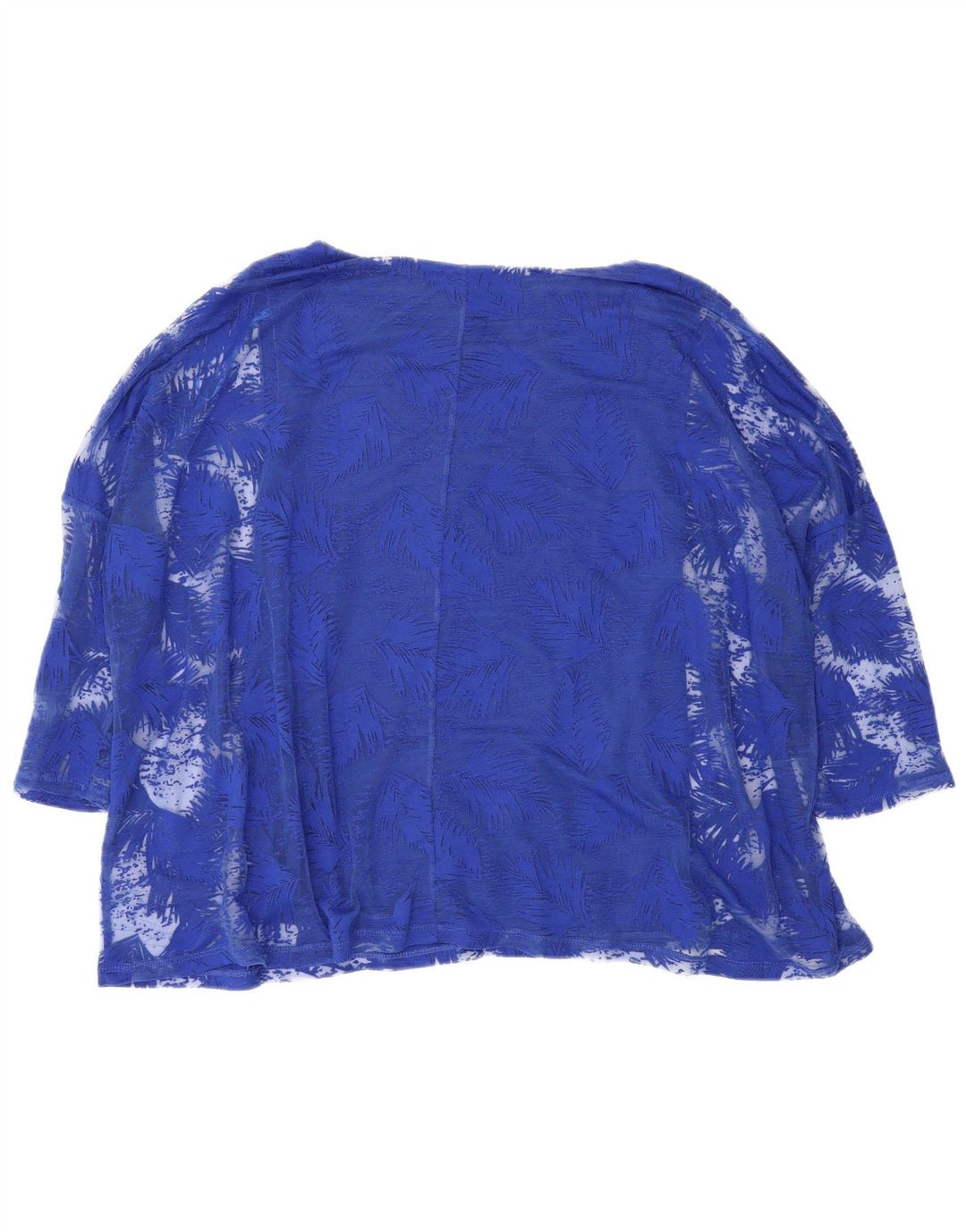 Phase Eight Top extragrande para mujer manga 3/4 UK 42 Azul medio Floral