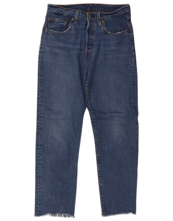 Vaqueros Levi's Mujer 501 Rectos W27 L26 Algodón Azul