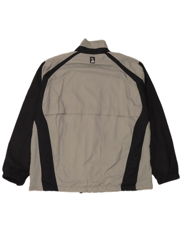 Lotto Hombre Chándal Top Chaqueta 3XL Gris Colorblock Poliéster