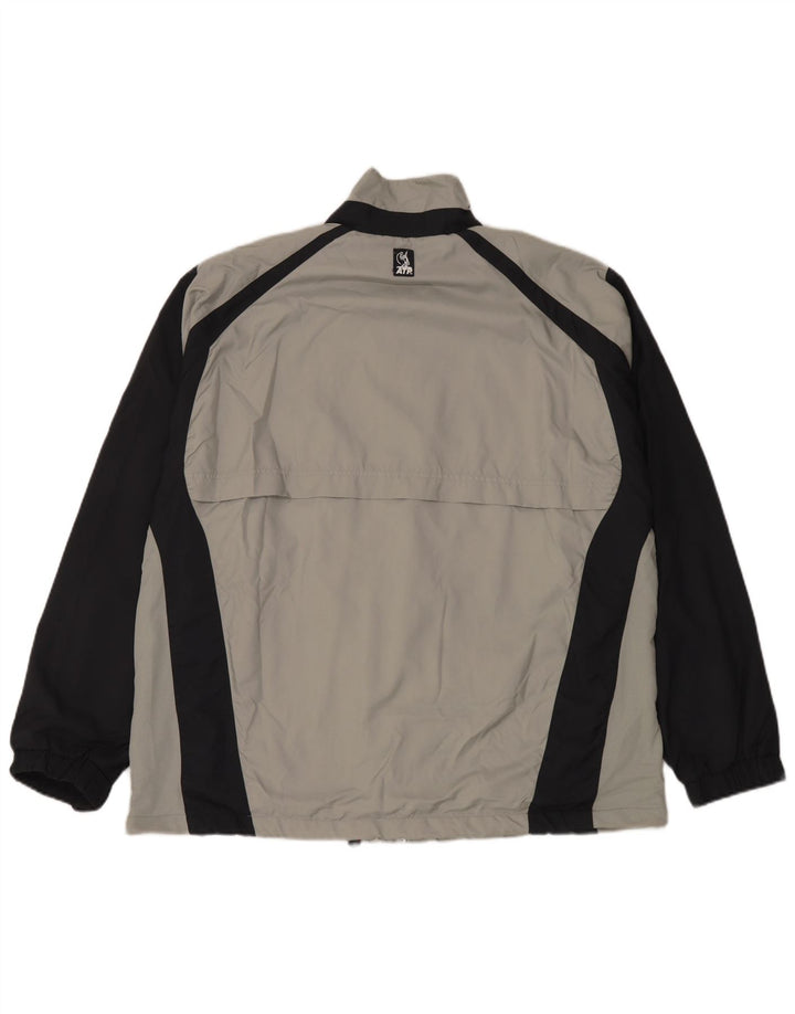 Lotto Hombre Chándal Top Chaqueta 3XL Gris Colorblock Poliéster