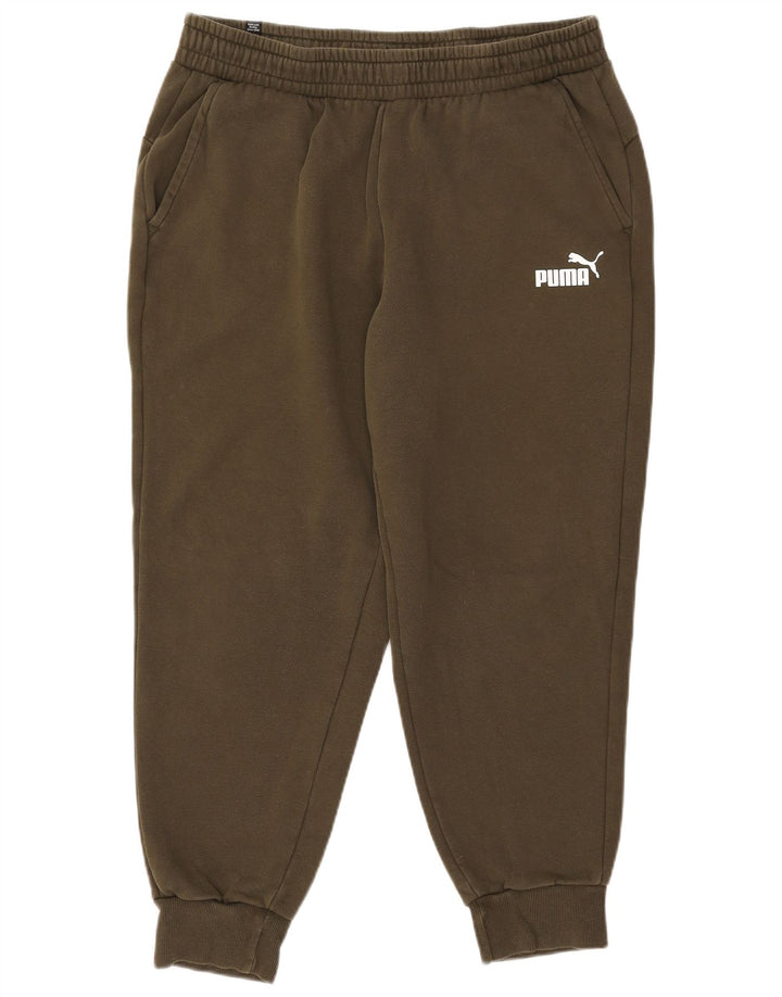 PUMA Pantalón de Chándal para Hombre Joggers XL Algodón Verde