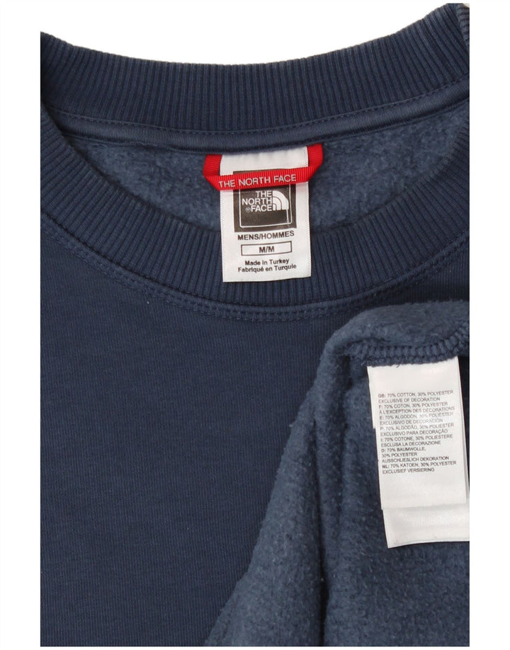 The North Face Hombre Sudadera Jumper Medium Azul Marino Algodón