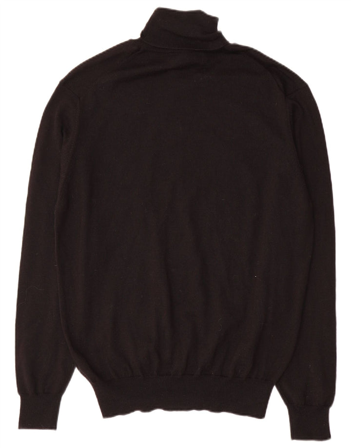 Marks & Spencer Jersey con Cuello Redondo para Mujer UK 46 Grande Negro