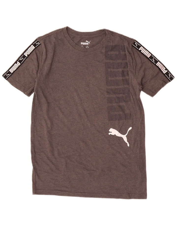 PUMA Camiseta gráfica para niños 14-15 años Grande Gris