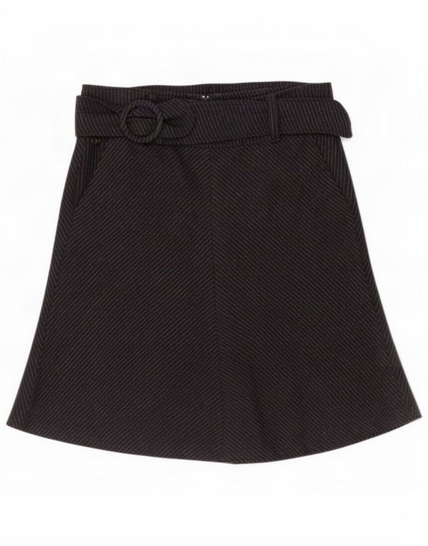 Falda acampanada Marlboro Classics para mujer EU 46 XL W32 Lana a rayas azul marino