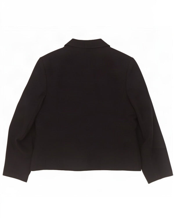 Marks & Spencer Chaqueta Blazer de 4 Botones St. Michael para Mujer UK 46 Grande Negro