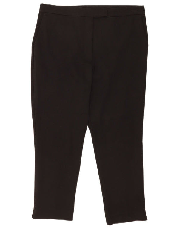 Marks & Spencer Pantalones cortos ajustados para mujer UK 46 Large W34 L24 Negro