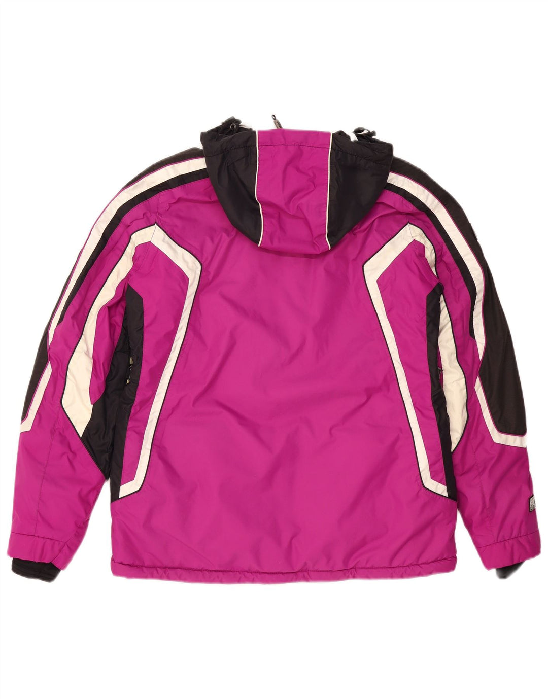 Chaqueta de esquí con capucha para mujer Iguana EU 40 Poliéster color block rosa medio