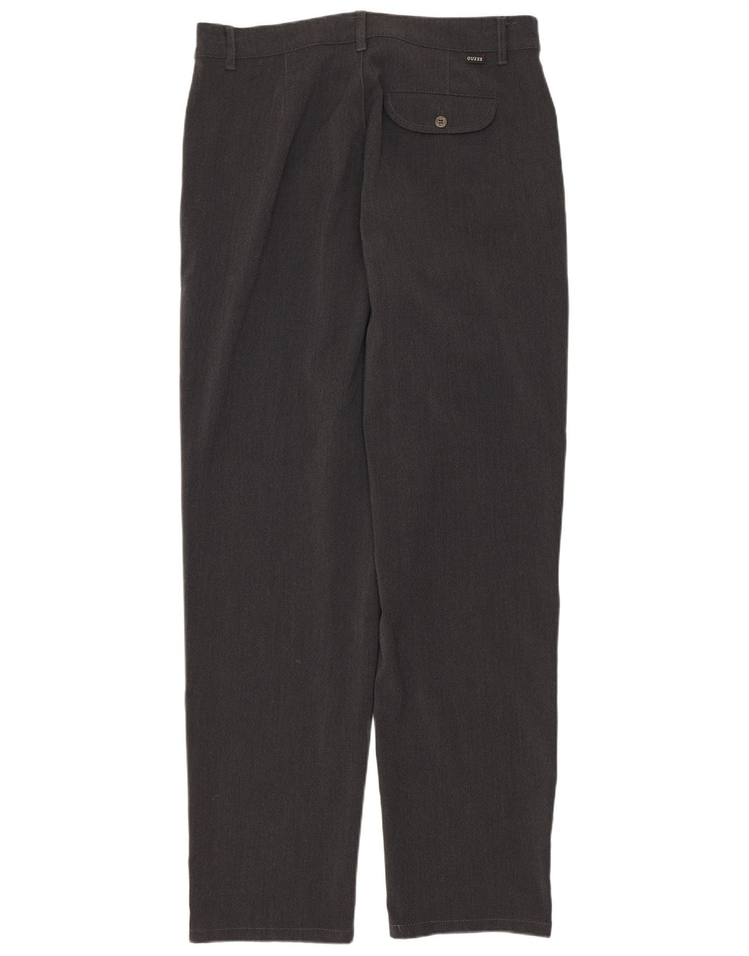 Guess Pantalones Casuales Rectos Para Hombre W32 L29 Poliéster Gris