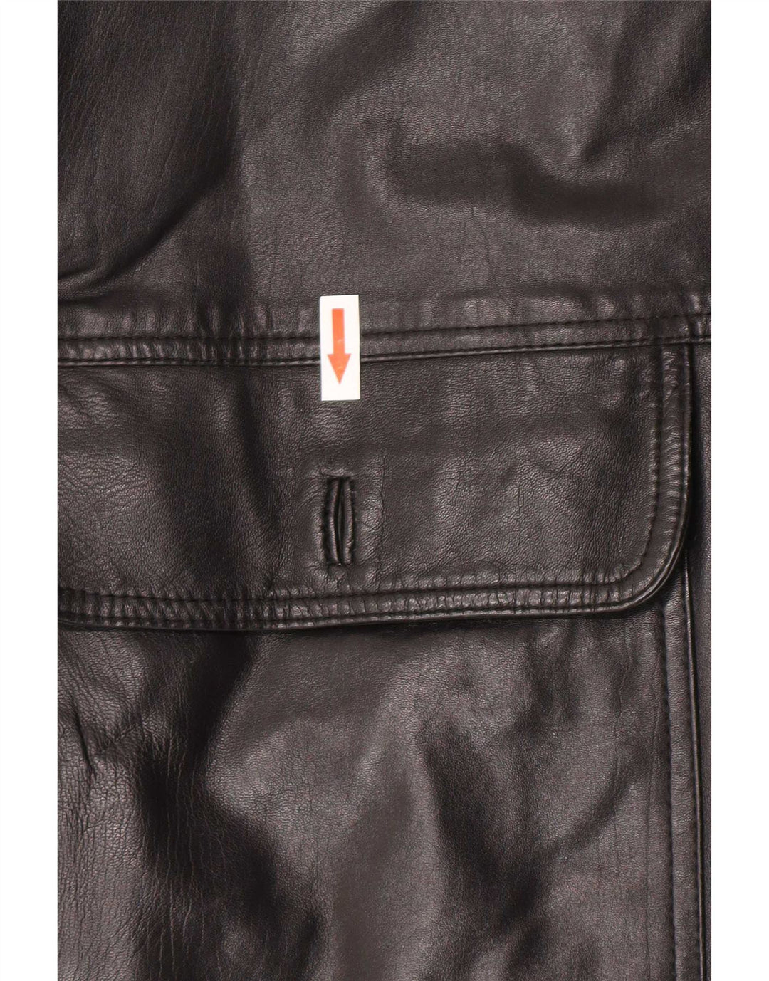Fusaro Chaqueta de cuero para hombre IT 48 Medium Black