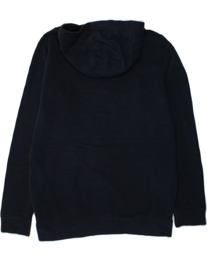PENGUIN Boys Graphic Hoodie Jumper 15-16 Years Navy Blue Cotton | Vintage Penguin | Thrift | Second-Hand Penguin | Used Clothing | Messina Hembry 