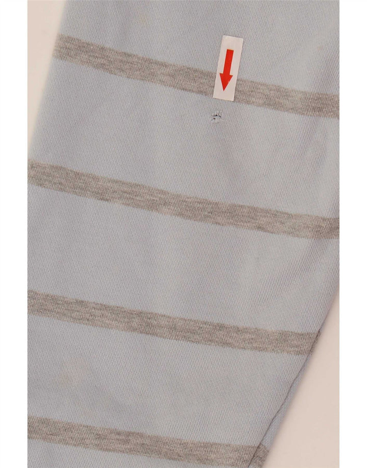 Ralph Lauren - Sudadera extragrande para mujer, talla 12, color azul medio a rayas