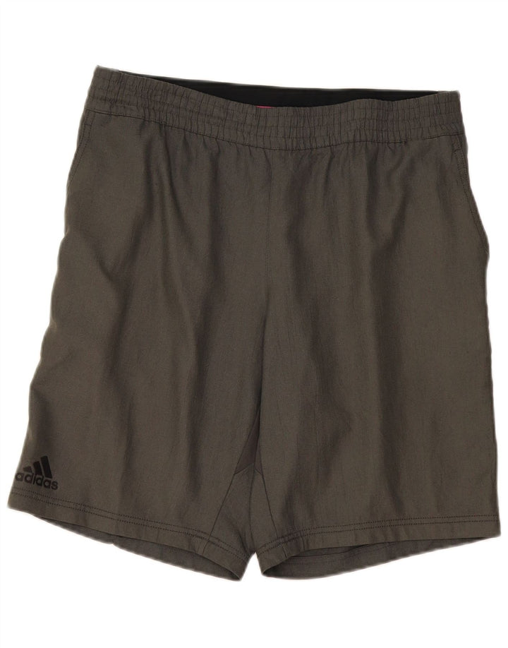 Adidas Mens Climacool Sport Shorts Grande Gris Poliéster