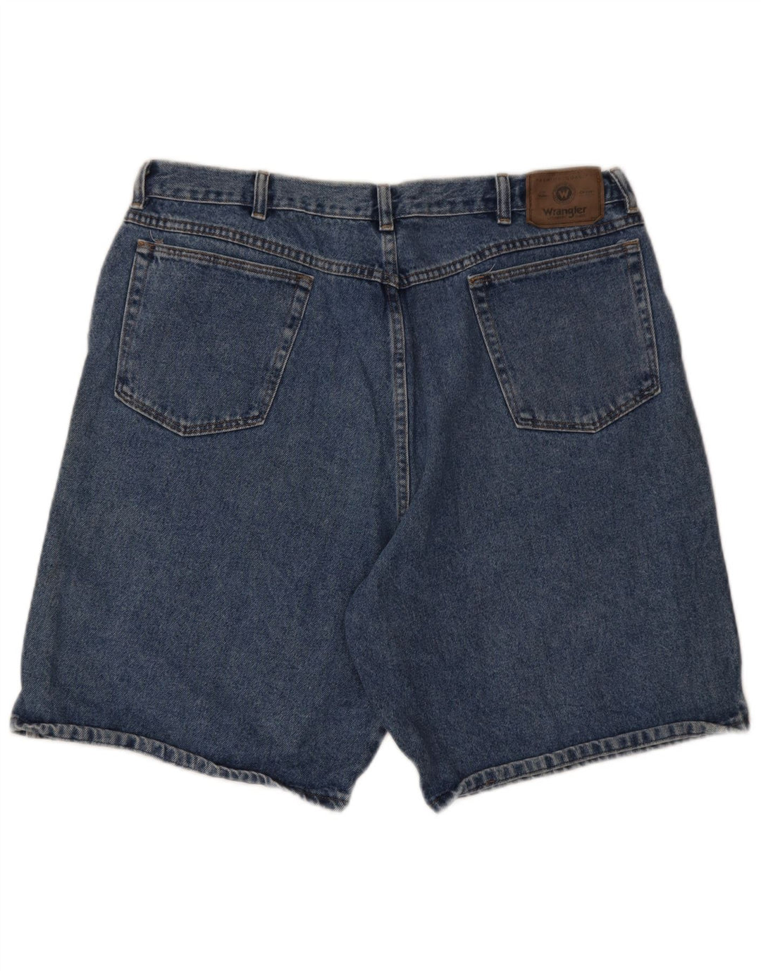Pantalones cortos vaqueros Wrangler para hombre W28 azul medio