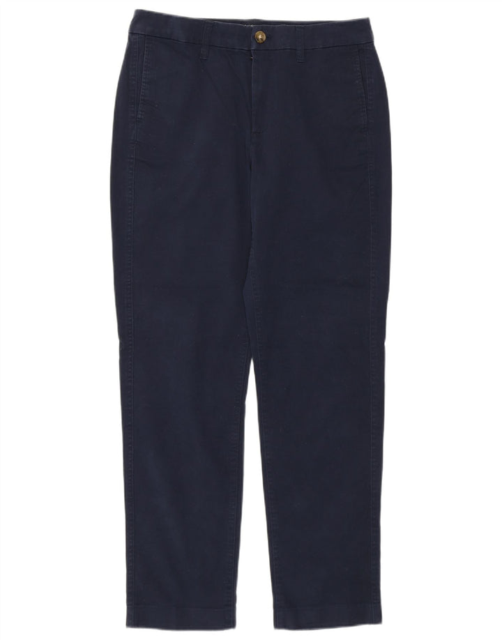 J. Crew Pantalones Chinos para Mujer US 4 Small W28 L27 Azul Marino Clásico