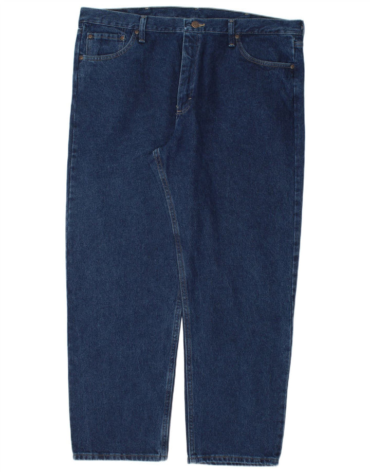 Vaqueros Wrangler Hombre Rectos W40 L30 Algodón Azul Marino