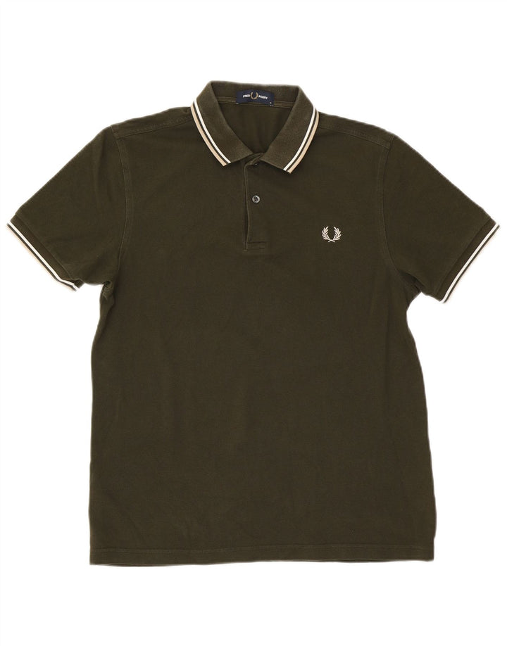 Polo Fred Perry Hombre Algodón Caqui Medio