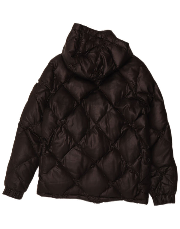 G-Star Chaqueta acolchada con capucha para hombre UK 38 Mediana Negro Poliéster