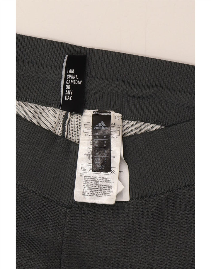 Adidas Pantalones de chándal para mujer UK 44 Gris medio Colorblock Poliéster
