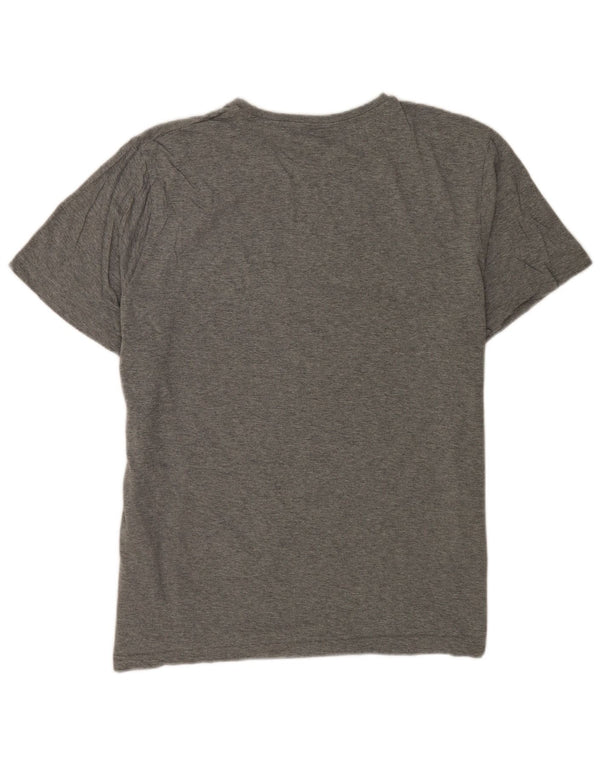 Puma Camiseta gráfica para hombre Top 2XL Algodón moteado gris