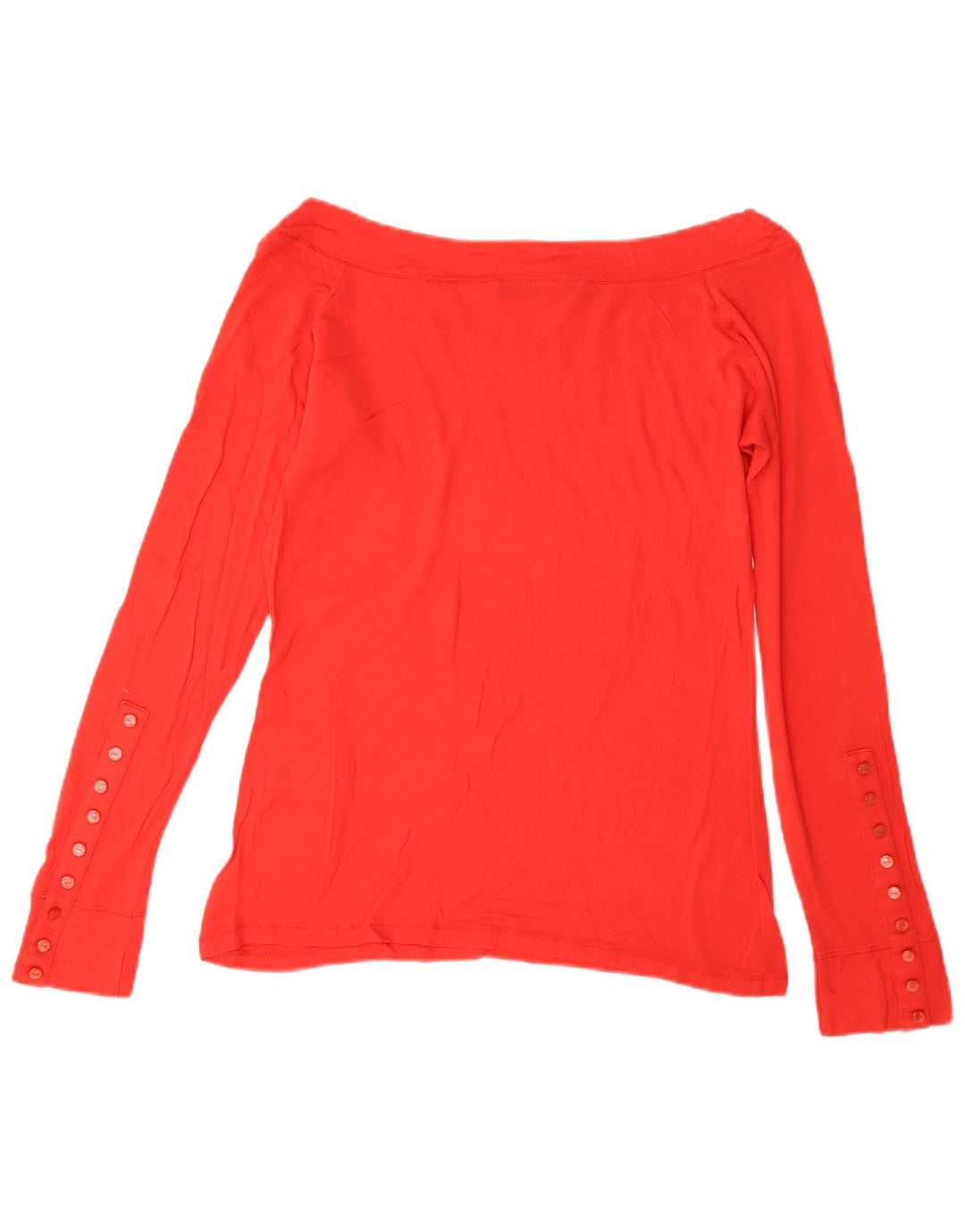 Liu Jo Mujer Crop Graphic Top Manga Larga IT 44 Medio Rojo