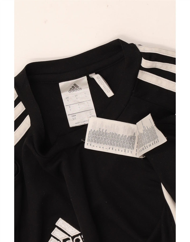 ADIDAS Camiseta Climalite para hombre Top Small Black Colourblock Poliéster
