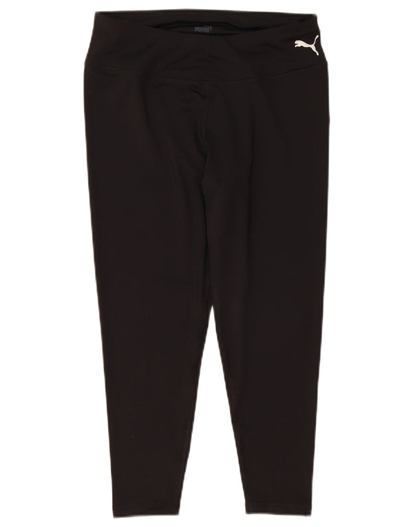 Puma Leggings Capri para Mujer UK 44 Mediano Negro Poliéster