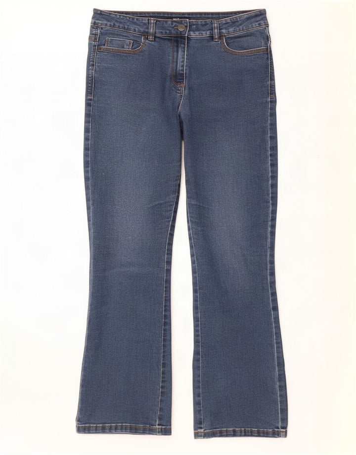 M&Co Vaqueros Bootcut para Mujer UK 12 Medium W30 L28 Algodón Azul