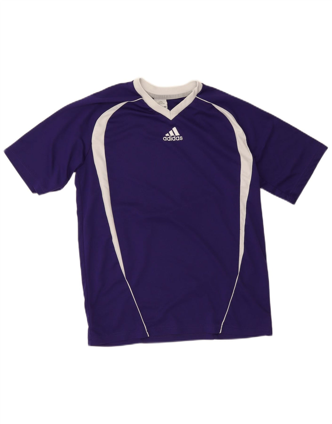 Adidas Hombre Camiseta Top Small Morado Colorblock Poliéster