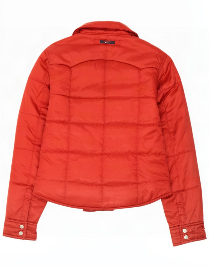 Chaqueta acolchada para mujer Tommy Hilfiger ES 44 Mediano Rojo Poliéster