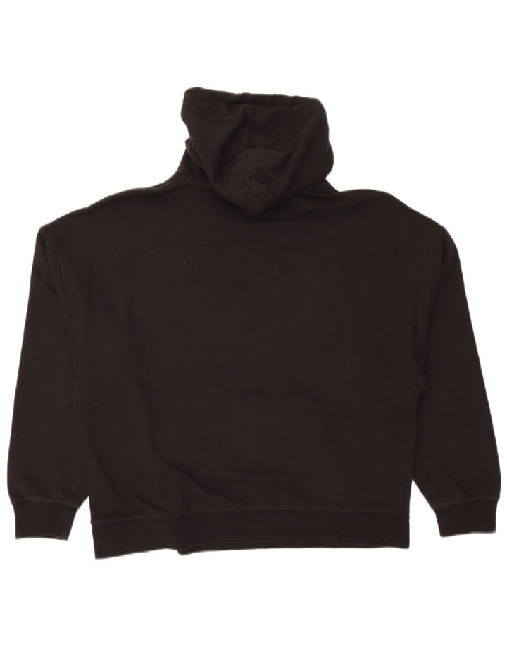 PUMA Sudadera con capucha gráfica para mujer Reino Unido 46 Grande Algodón negro