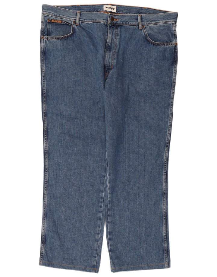 Wrangler Vaqueros Rectos Texas Para Hombre W42 L28 Algodón Azul